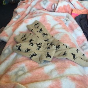 Horse knee high socks